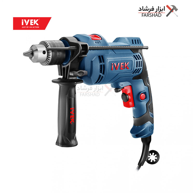 دریل13میلی‌متری‌چکشی850وات K-7313 مدل ایوک