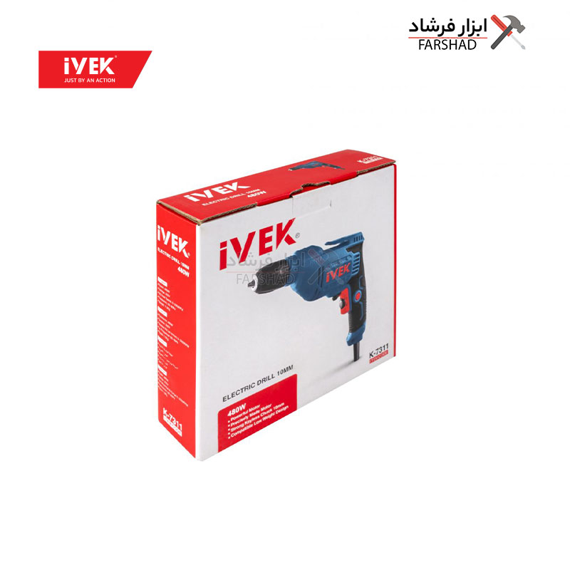 دریل 10 اتوماتیک 480 وات K-7311 مدل ایوک